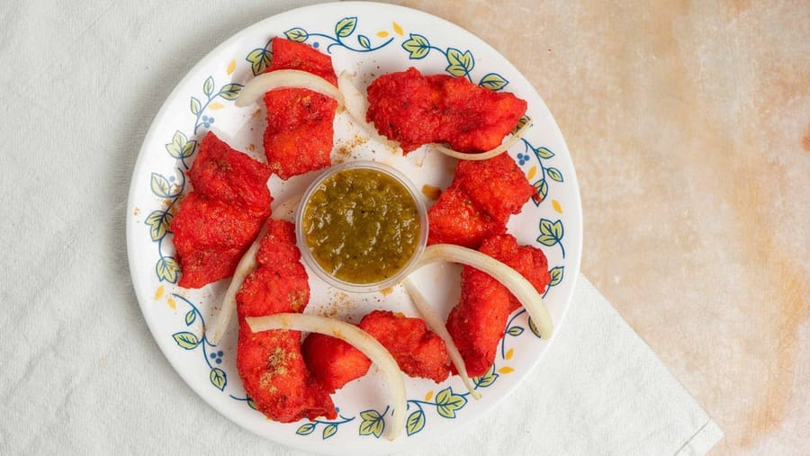 Chicken tikka from the tandoor